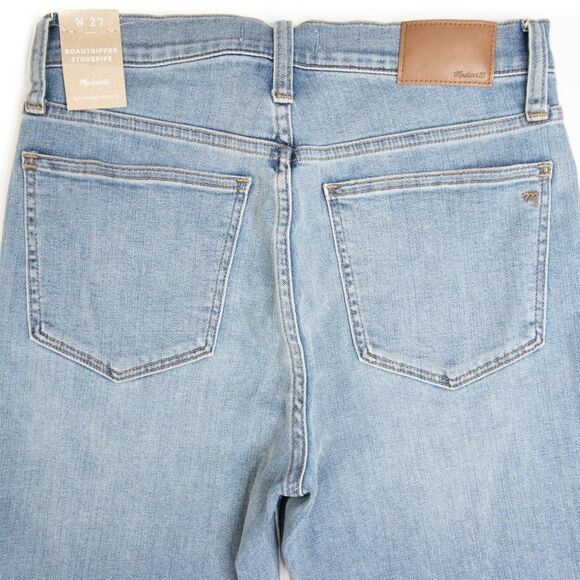 NEW Madewell Supersoft Stovepipe Jeans in Plattwood, 27 - Picture 11 of 16